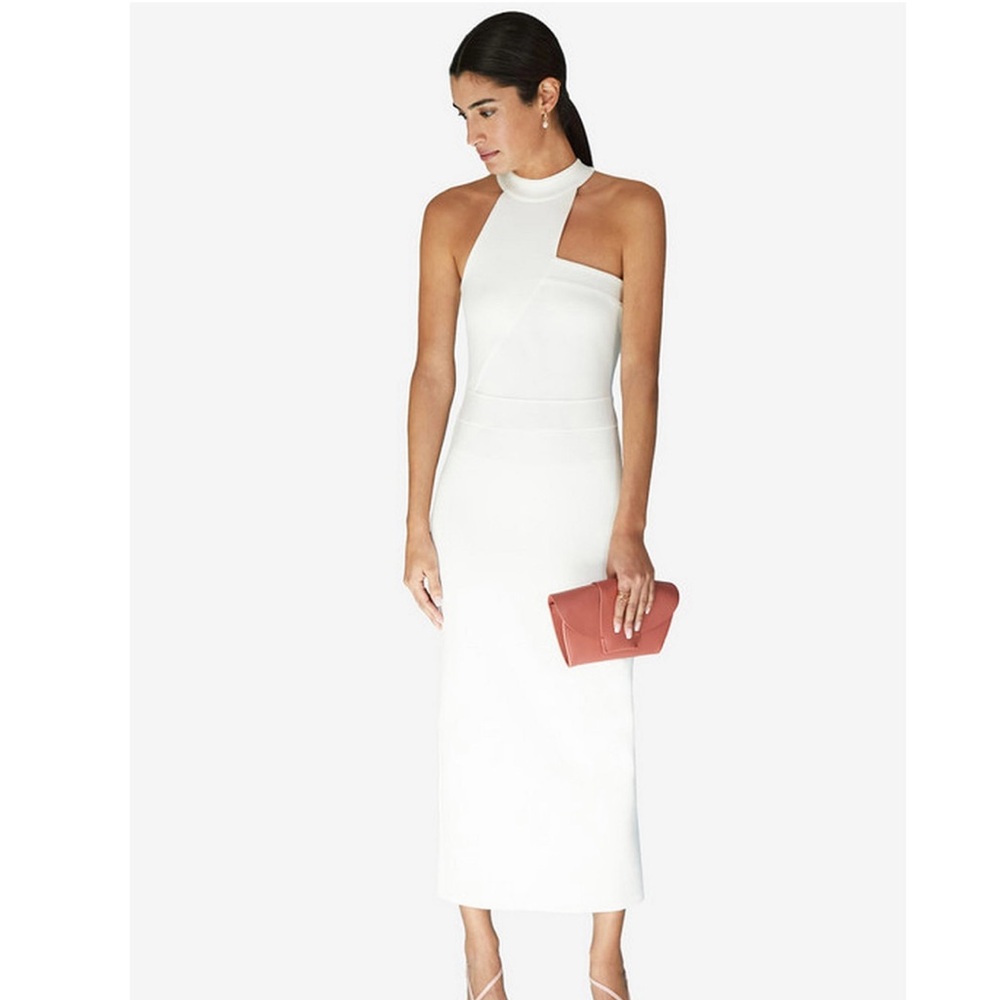 Marcella Sonata 3/4 Length Off-White Dress Size L